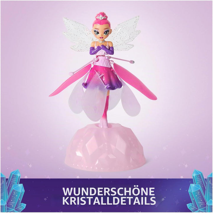 Crystal Flyers, Magical Flying Toy Doll with Crystal Wings, Girls Gifts, Interactive Kids Toys for G