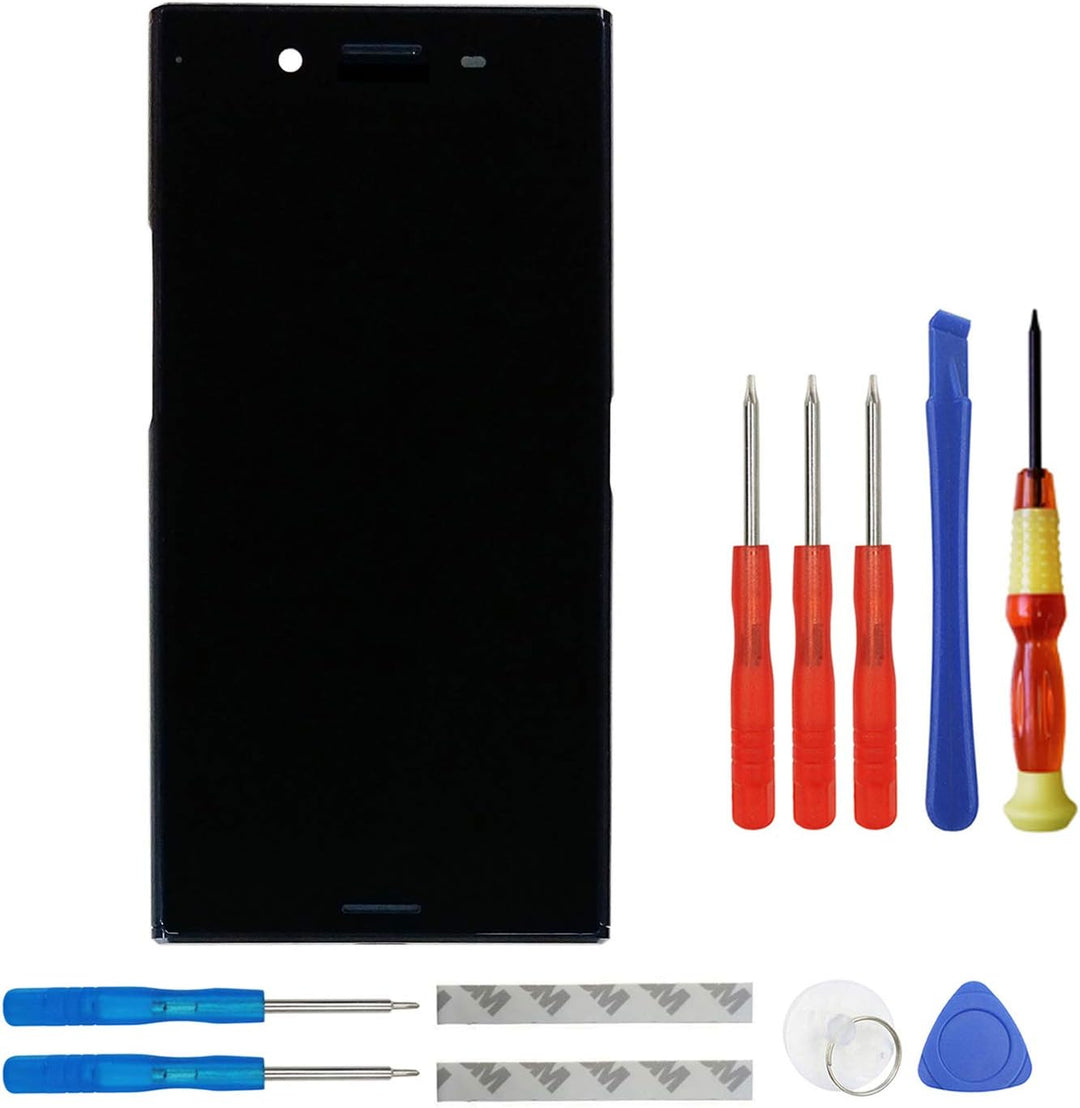 swark LCD Display Kompatibel mit Sony Xperia XZP XZ Premium G8141 G8142 Schwarz Rahmen Touchscreen B