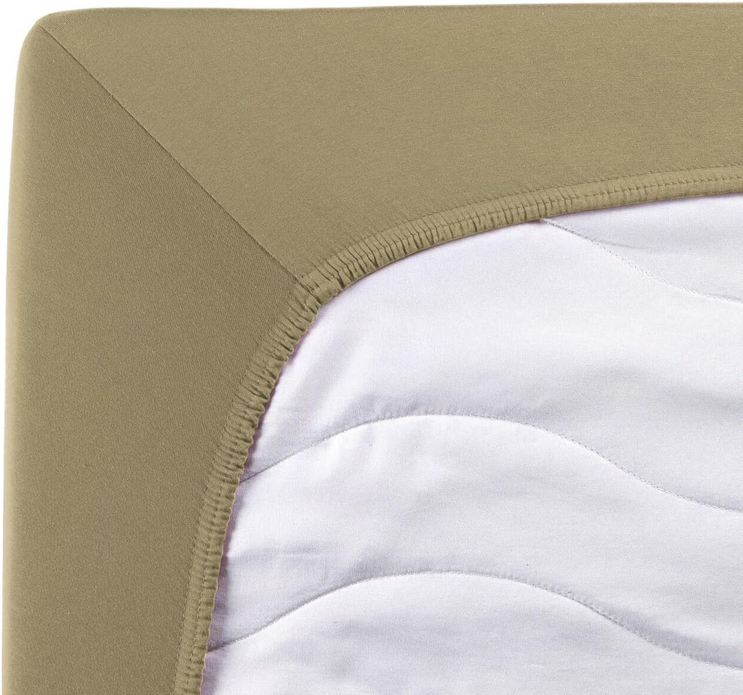 TRAUMSCHLAF Basic Single Jersey Spannbettlaken – 100% Baumwolle für sanften Schlafkomfort – Faltenfr