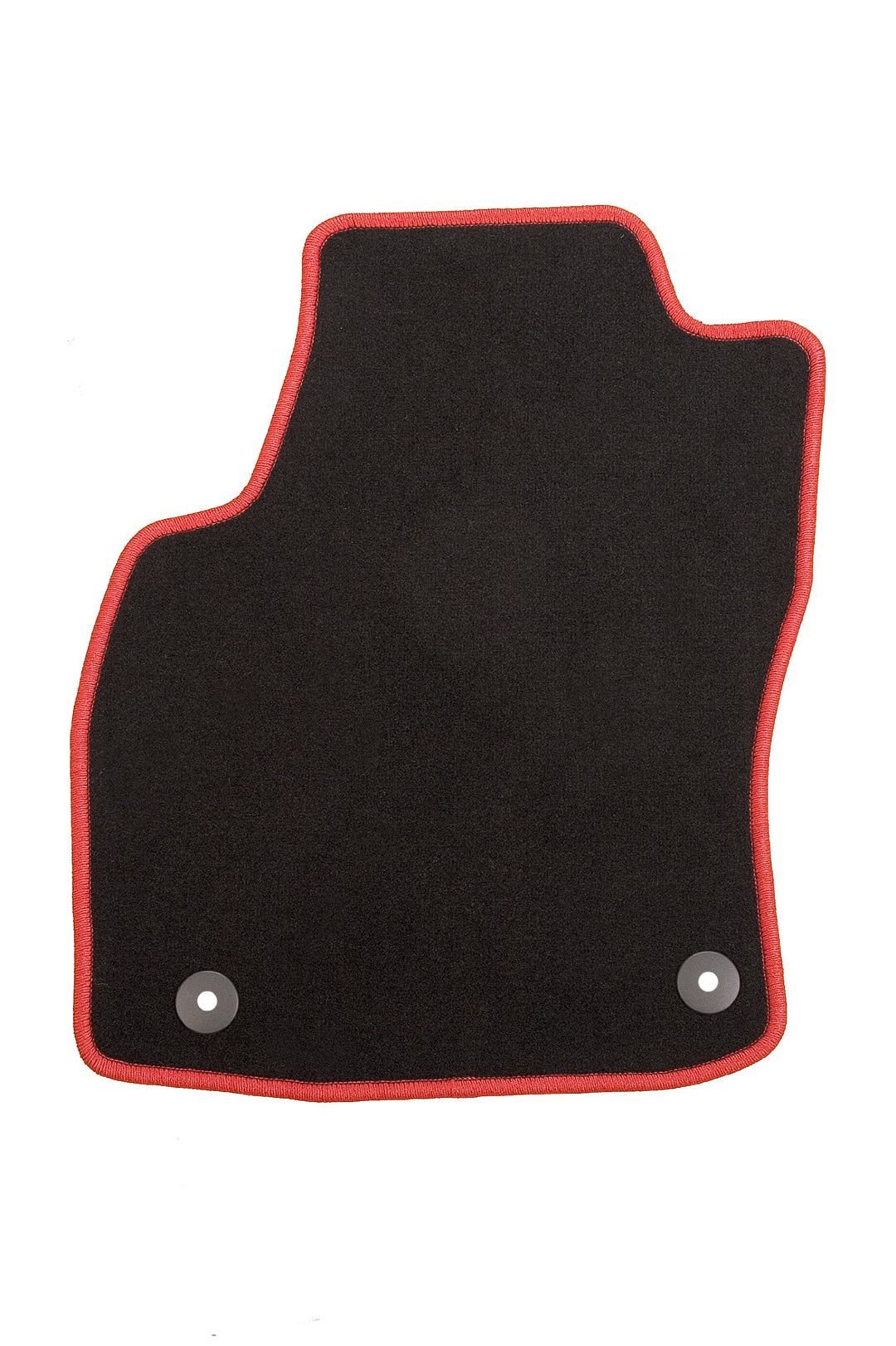 Racer Passform Auto FuÃŸmatte aus Velours mit roter Hochglanzkettelung und Mattenhaltern für Grand C