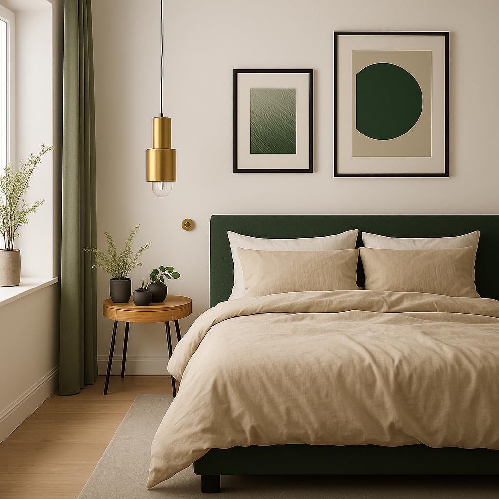 VEL VET HOME VelvetHome Deluxe Bettwäsche 155x220 Baumwolle Bettbezug 155x220 cm mit Kissenbezug 80x
