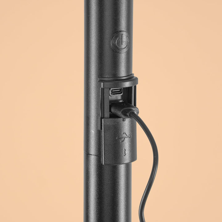 Esotec Solar Sensor Stand-/ Tisch- Leseleuchte Emilia 150, höhenverstellbar, Höhe 153cm, 5 Stufen di