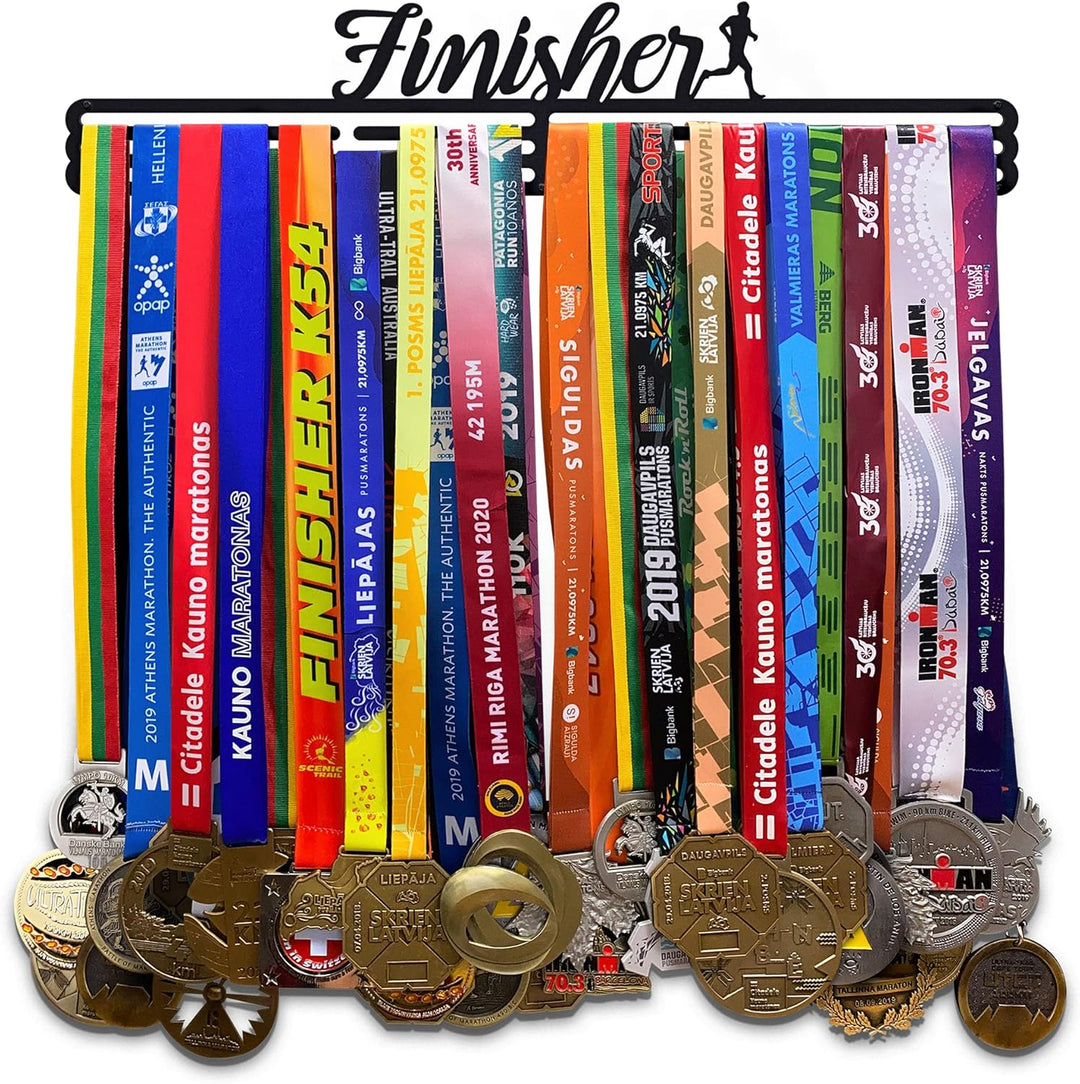 United Medals Finisher Medaillenhalter Edelstahl | Medaillen Aufhänger | Medal Hanger Holder Display