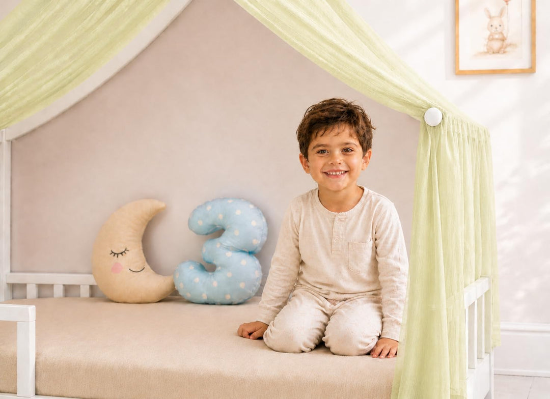 YellowNest Hausbett Himmel aus 100% Polyester – Einzelstück - Atmungsaktiv und trapazierfähig – Bett