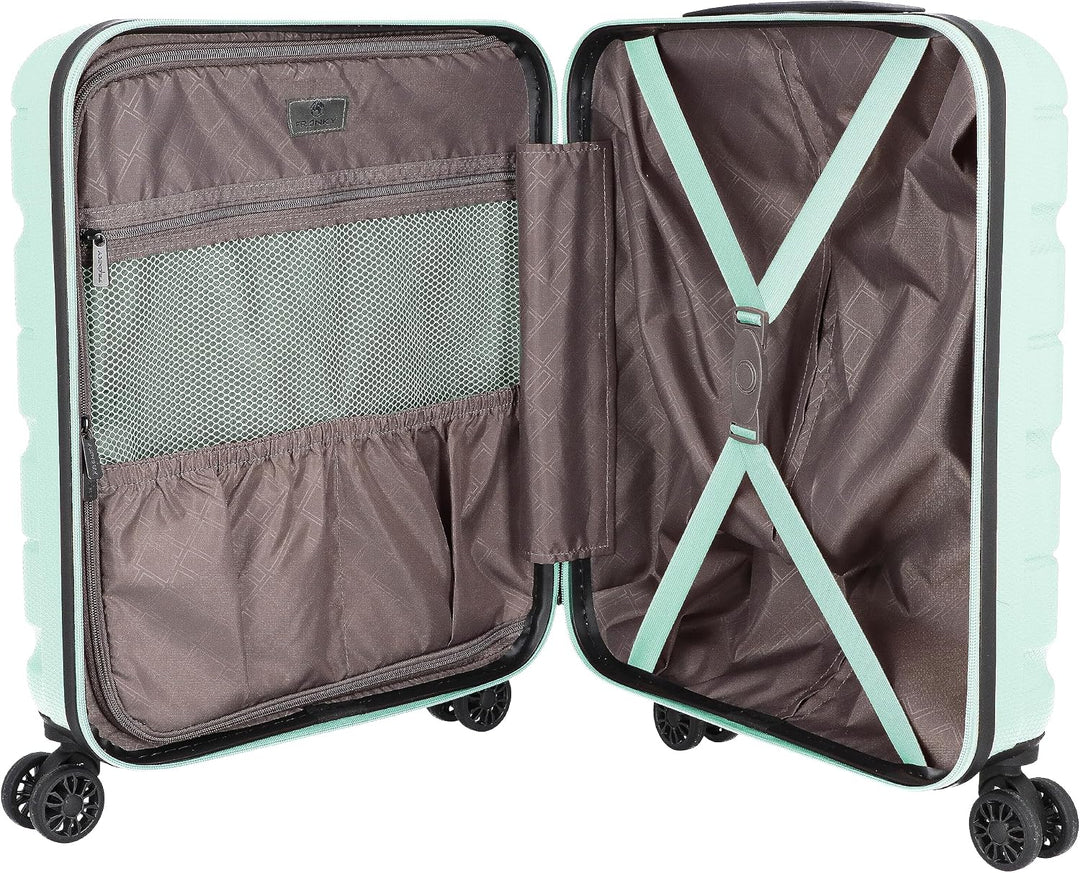 Franky Kabinen-Koffer für Damen und Herren | Kleiner Cabin-Trolley 40 x 20 x 53 cm aus hochwertigem,