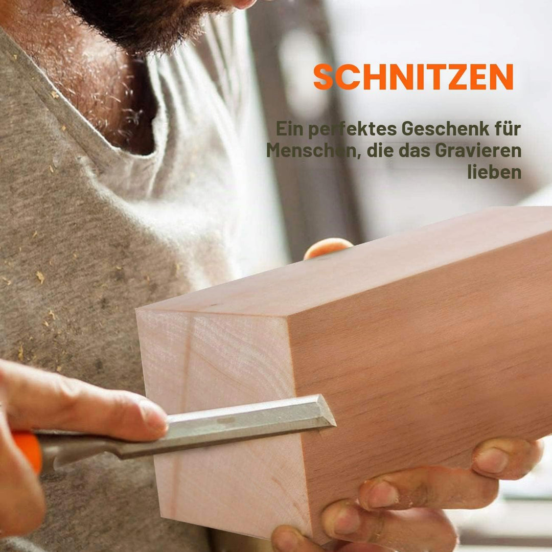Thiecoc 8 Stück Lindenholz zum Schnitzen (5,1 x 5,1 x 10,2 cm), Lindenholz für Holzschnitzerei, Holz