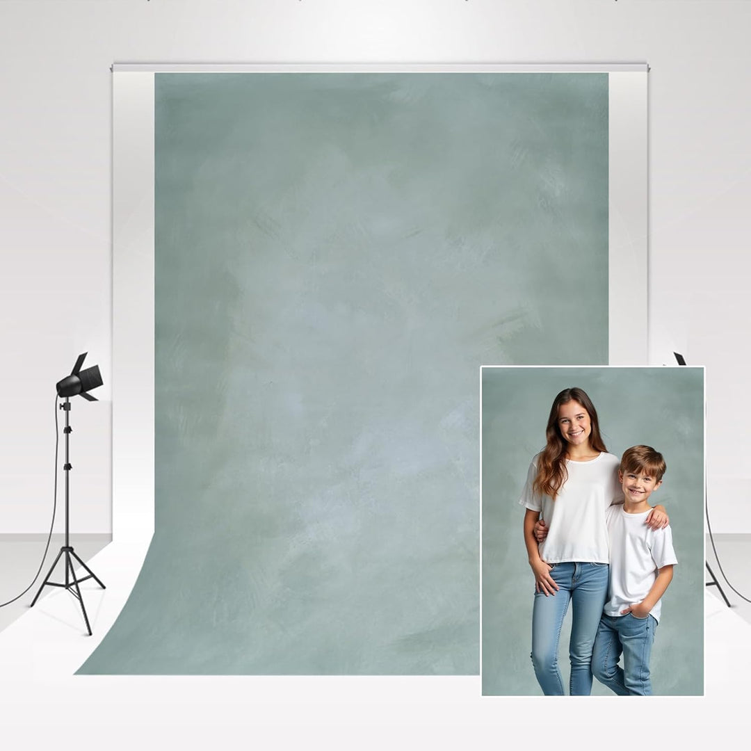 Kate Photo Studio Hintergrund hellgrün 2x3m Kunst strukturierte Fotografie Hintergrund Magazin Portr