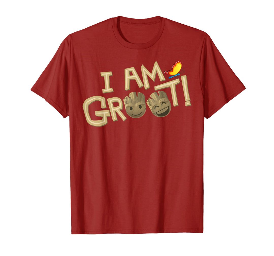 Womens Marvel I AM GROOT Cute Face Emoji Graphic T-Shirt XL Kelly Green