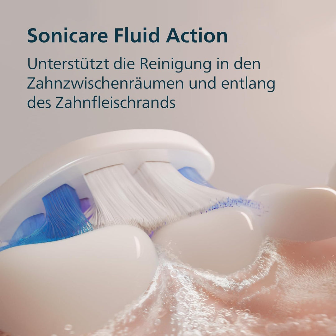 Philips Sonicare 6100 elektrische Zahnbürste, Schallzahnbürste mit 2 Putzmodi und 3 Intensitätsstufe