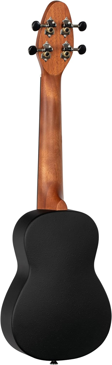 Ortega Guitars Sopran Ukulele blau - Keiki K2 - Starterkit inklusive Tuner, Gurt, 5 Medium Plektren