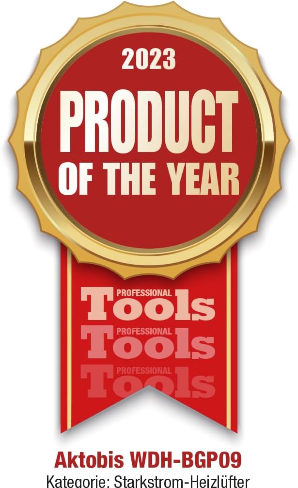 Aktobis Heizgebläse Elektroheizer Bauheizer WDH-BGP09 (9 kW / 16 A), 9 kW / 16 A