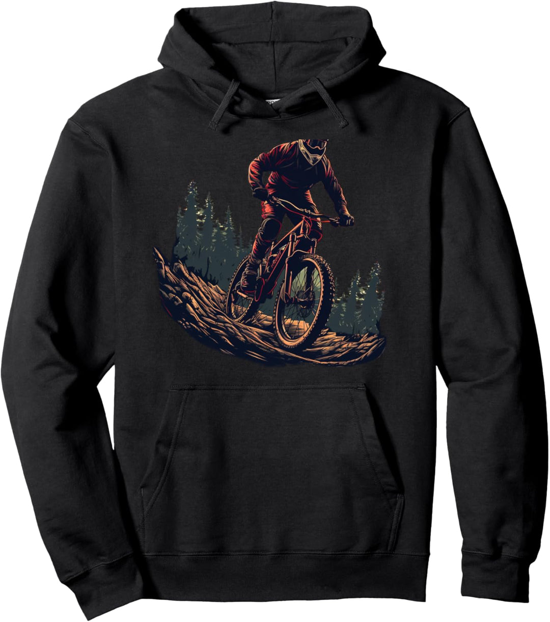 Mountainbike Downhill Enduro Biker Geschenk Pullover Hoodie