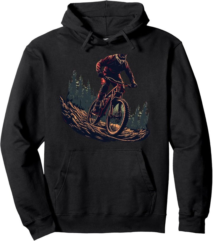 Mountainbike Downhill Enduro Biker Geschenk Pullover Hoodie
