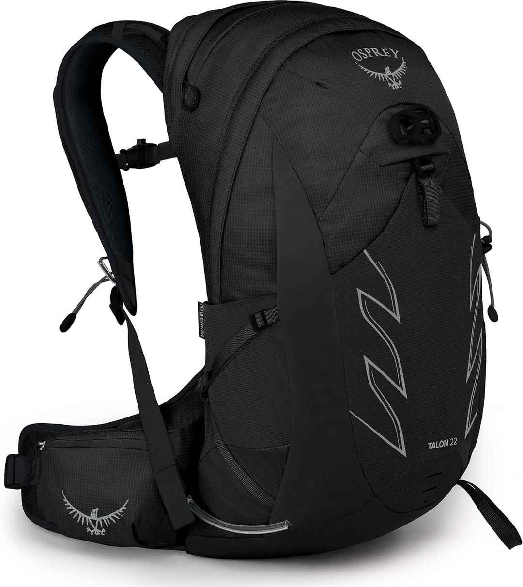 Osprey Talon 22 Wanderrucksack für Männer L-XL Stealth Black Single, L-XL Stealth Black Single