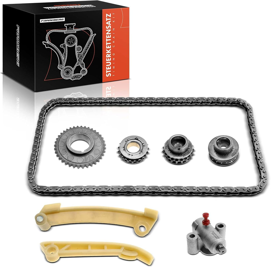 Frankberg Steuerkettensatz Kompatibel mit 9-3 YS3D 9-5 YS3E 900 II 90000 2.0L 2.3L 1989-2009 TC1036F
