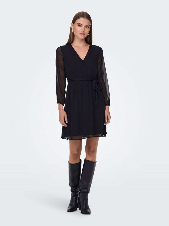ONLY Female Kleid ONLCERA Kurzes Kleid XS Schwarz, XS Schwarz