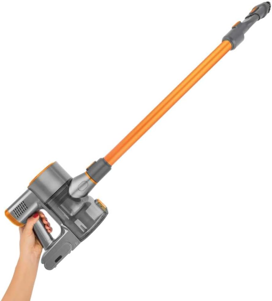 Fakir INOVATOR X 7269 kabelloser Akkusauger, Stabstaubsauger mit Auto. Sauganpassung, LED-Vorderlich