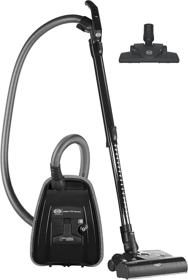 Sebo 6270gs Elektroteleskoprohr für Airbelt C 3,1 K3 D4 Modelle, grauschwarz