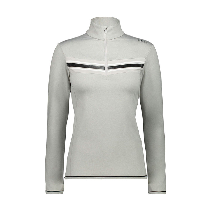 CMP Damen Pile Da Sci Elasticizzato Long Sleeve Shirt 50 Kreide Mel., 50 Kreide Mel.