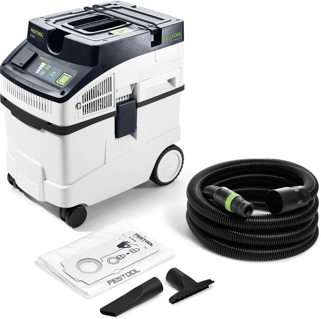 Festool Absaugmobil CT 25 E CLEANTEC (mit Hauptfilter, Saugschlauch, SELFCLEAN Filtersack5, Fugendüs