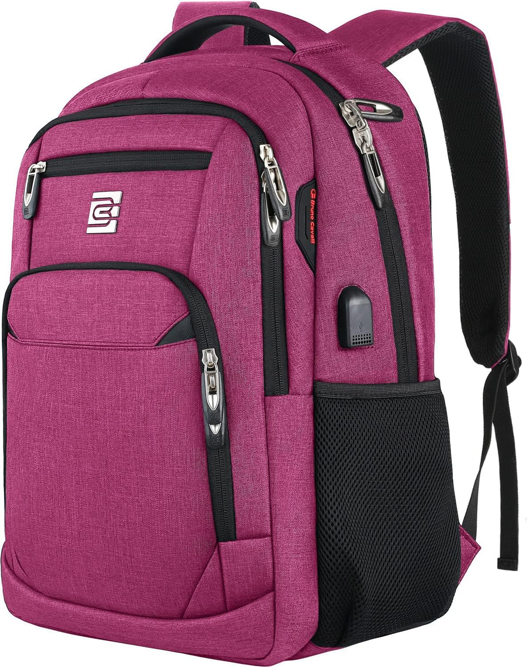 marcello Rucksack Damen,Laptop Rucksäcke mit USB-Ladeanschluss für Arbeit Schule Uni Schulrucksack f