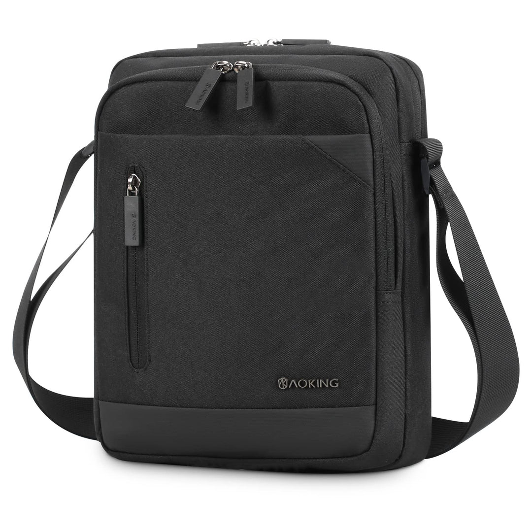 BAIGIO Herren Umhängetasche Tablet iPad bis 11 Zoll, Schultertasche Herrentasche zum Umhängen Crossb