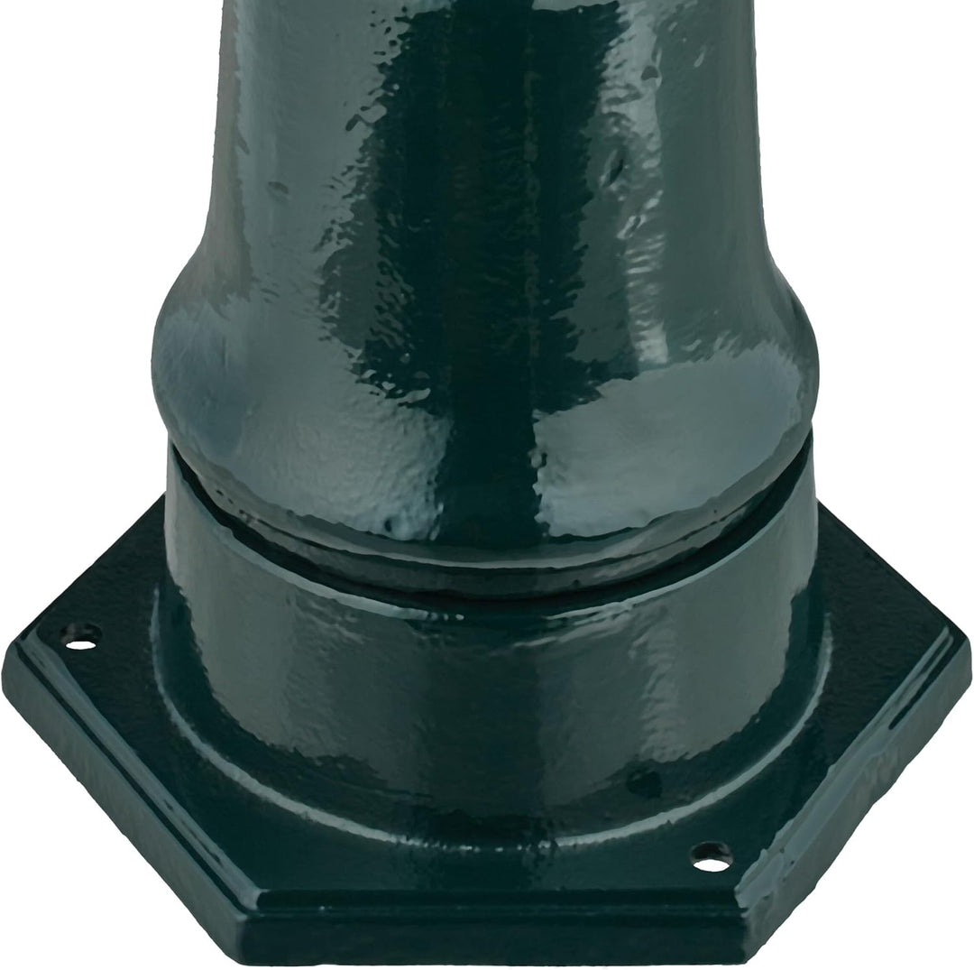 Relaxdays Standbrunnen antik, Wasserhahn, HBT: 80x18x20,5 cm, Wasserzapfsäule Garten, Terrasse, Zier