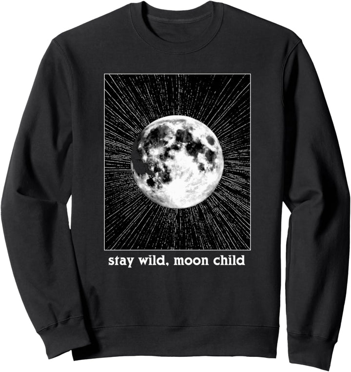 Trendy Stay Wild, Moon Child Lunar Square Sweatshirt