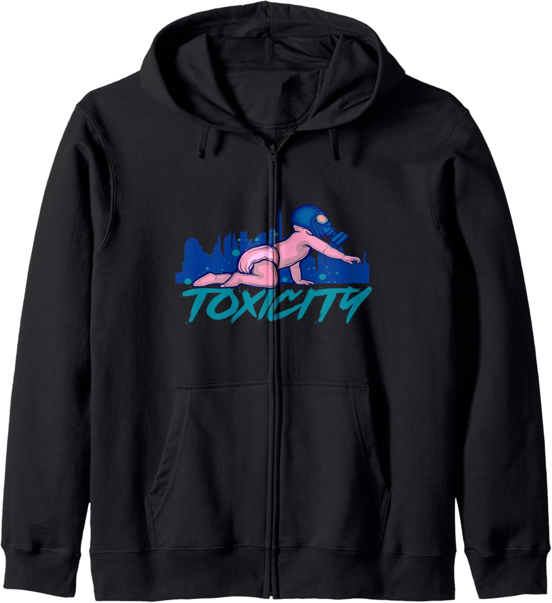 Toxizität Pastell Goth Japanische Anime Kapuzenjacke