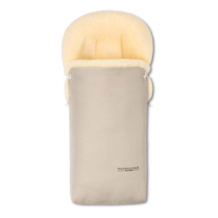 Hofbrucker Lammfell-Fusssack Putzi Kinderwagen, Buggy/Winterfusssack wind- & wasserabweisend/Warmer
