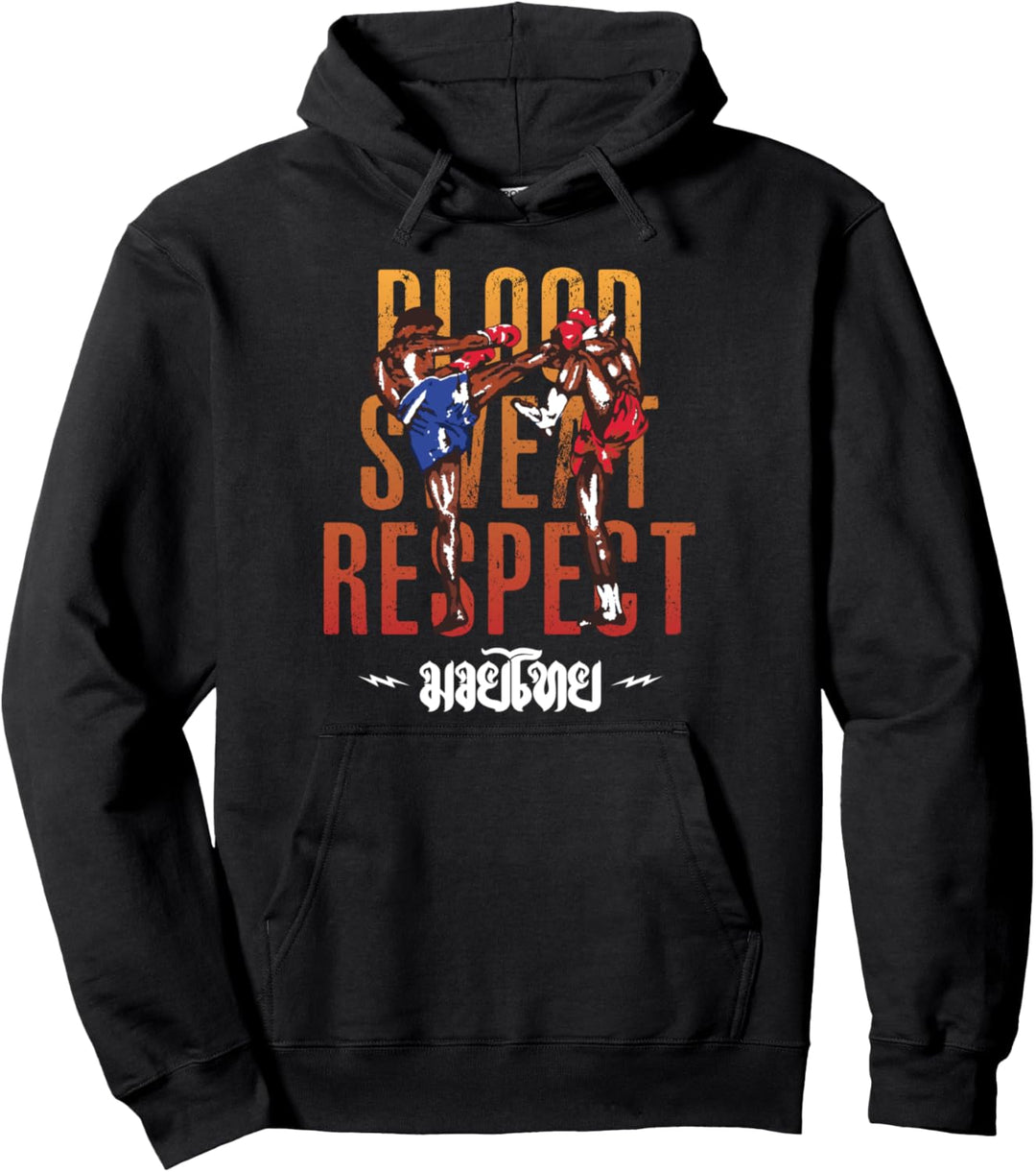 Muay Thai Respect Tiger Thai Boxen magisches Thailand Geschenk Pullover Hoodie
