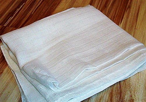 AlcoFermBrew 2 x Käsetuch 80x80cm - Filtertuch aus Baumwolle - Ideal zum trennen der Molke vom Käseb