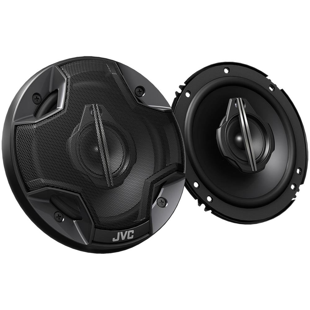 JVC CS-HX639 16 cm 3-Wege-Koaxial-Lautsprecher mit Abdeckgitter, 2 Stück 16 cm / 3-Wege Single, 16 c