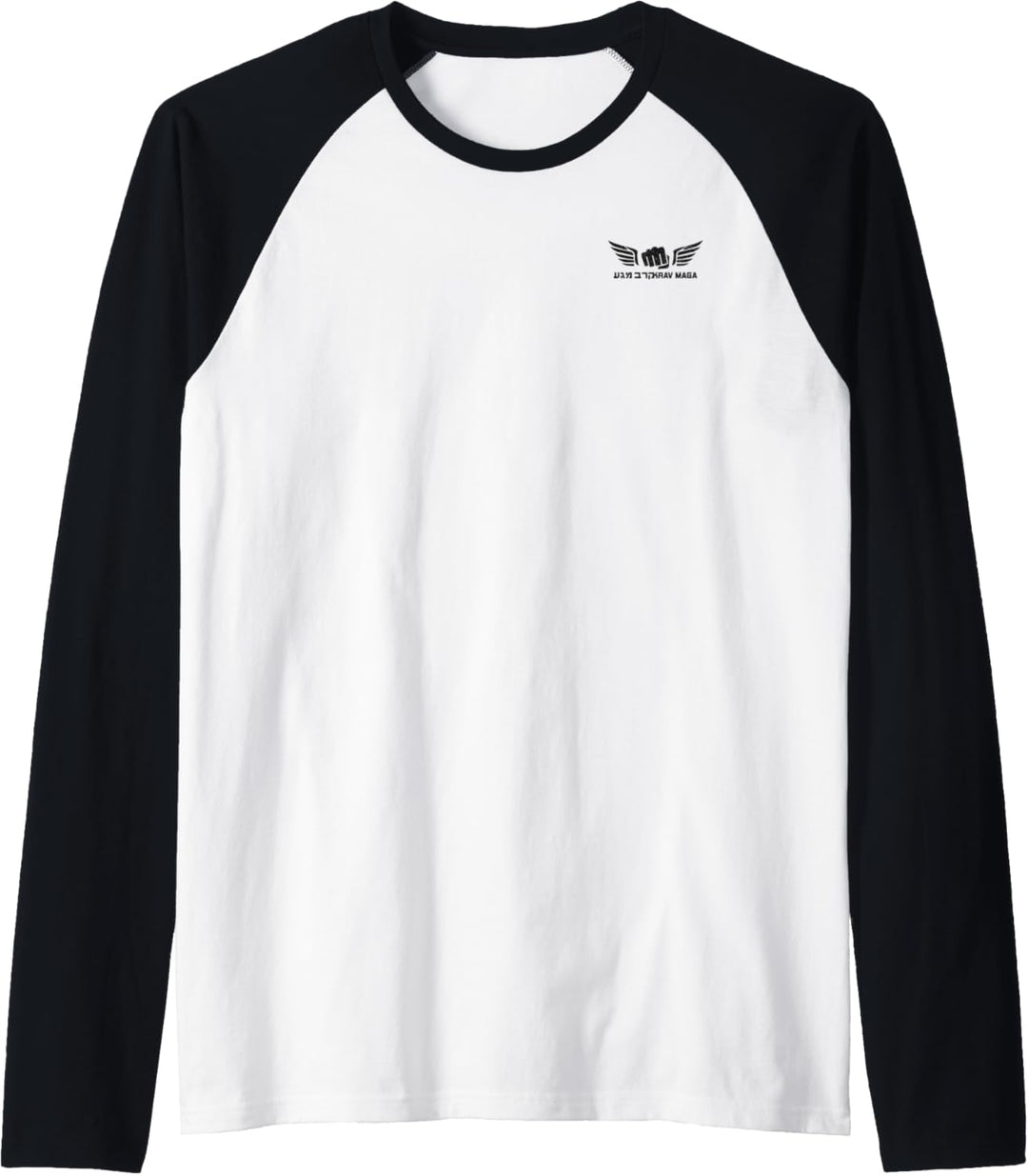 KRAV MAGA Shirt Israeli Combat System IDF Front Back Raglan