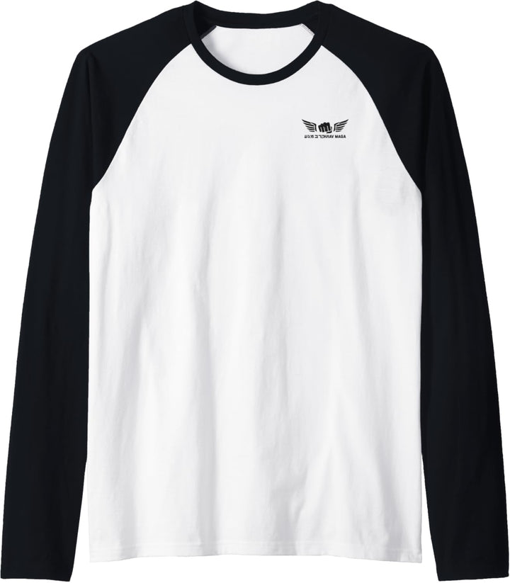 KRAV MAGA Shirt Israeli Combat System IDF Front Back Raglan
