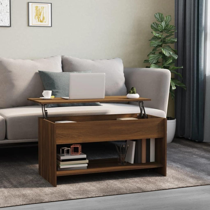 vidaXL Couchtisch Wohnzimmertisch Sofatisch Kaffeetisch Beistelltisch Tisch Wohnzimmer Teetisch Brau