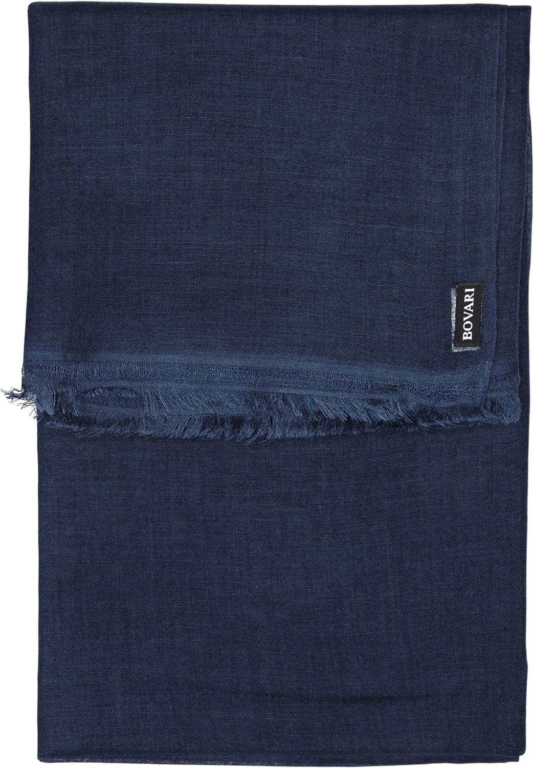 Bovari Pashmina Kaschmir Schal Damen - 70% Kaschmir 30% Seide - extra leicht - 200 x 70 cm Blau (Dun