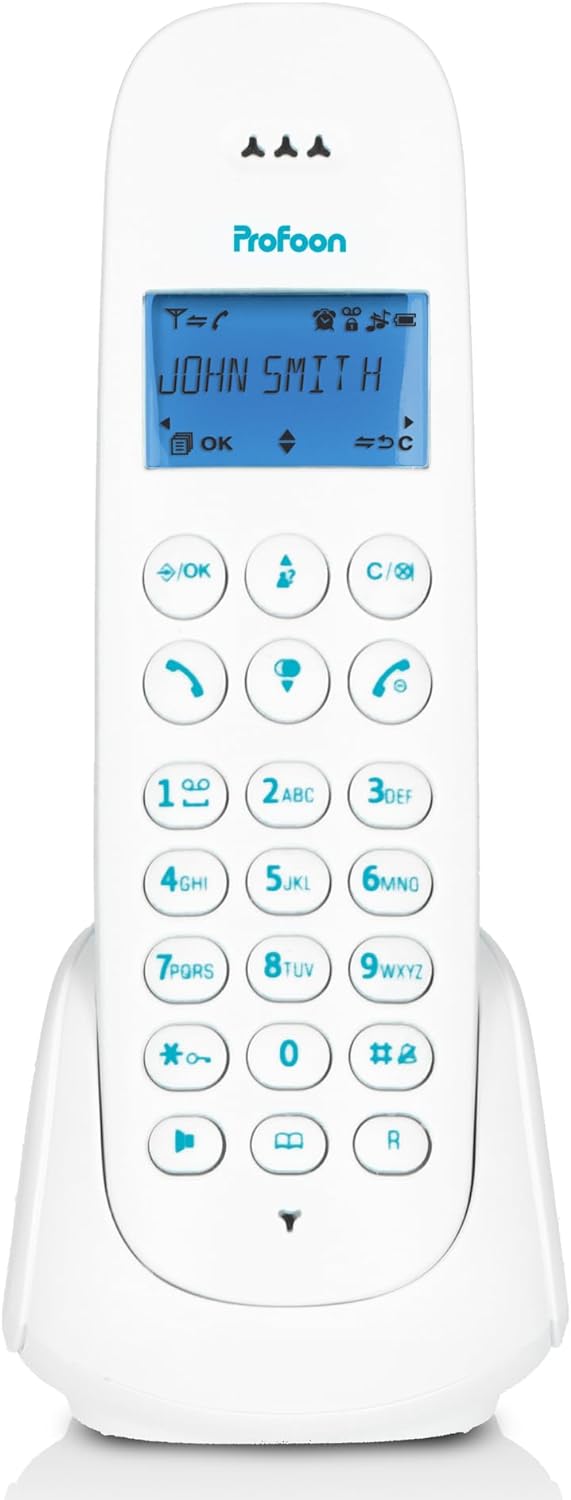 Profoon PDX - 300BW DECT Telefon - Schnurloses Telefon - Gap-kompatibel: erweiterbar - Hörgerätekomp