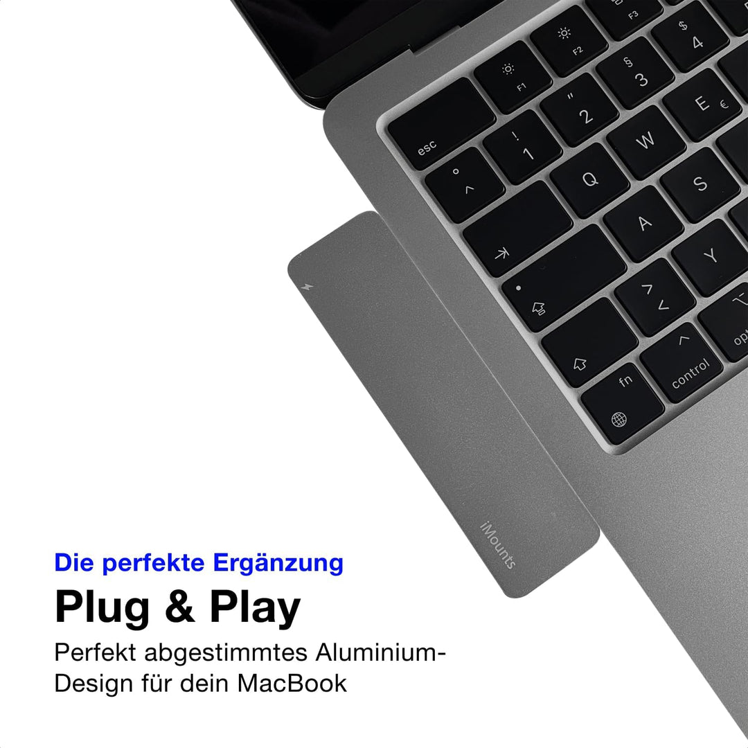 MacBook USB-C Hub – HDMI, SD-Kartenleser, USB 3.0, Thunderbolt, kompatibel mit MacBook Pro und MacBo