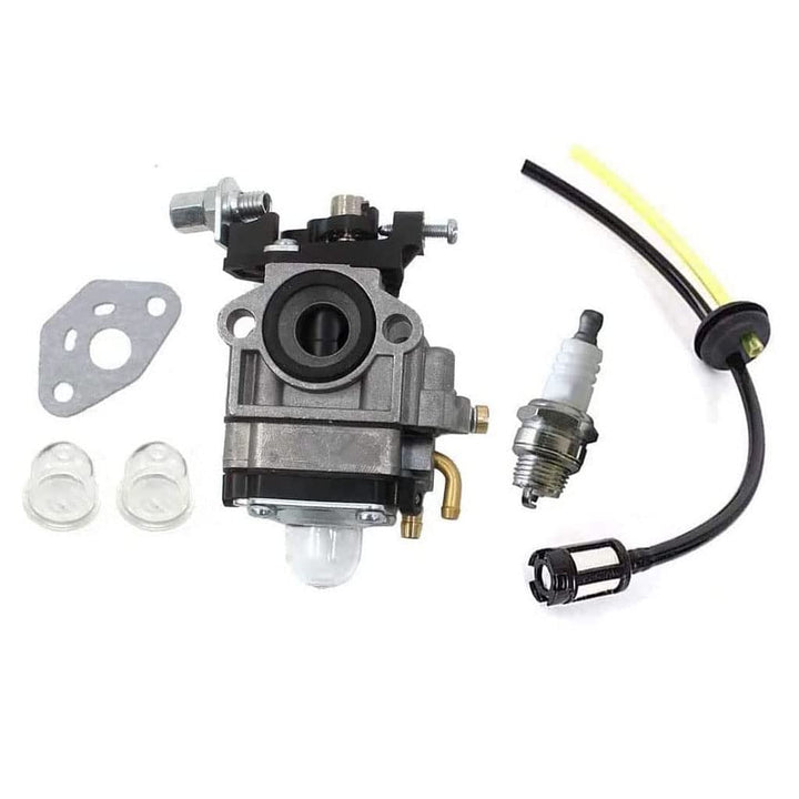 HURI Vergaser & Zündkerze & Benzinfilter kit passend für AL-KO Alko Motorsense Freischneider BC410 B