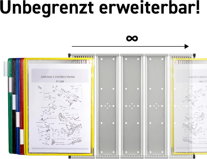 Tarifold Wandelement DE 414109 A4 sortiert Inh.10 Tafeln Sortiert 10er-Pack, Sortiert 10er-Pack
