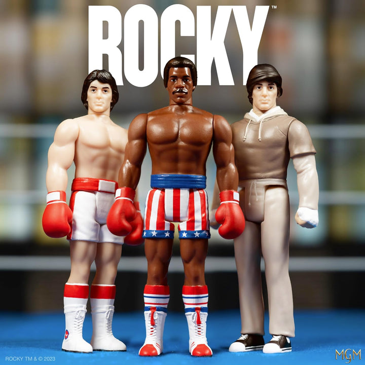 SUPER7 Rocky Reaction Figur Rocky Balbloa Workout 10 cm