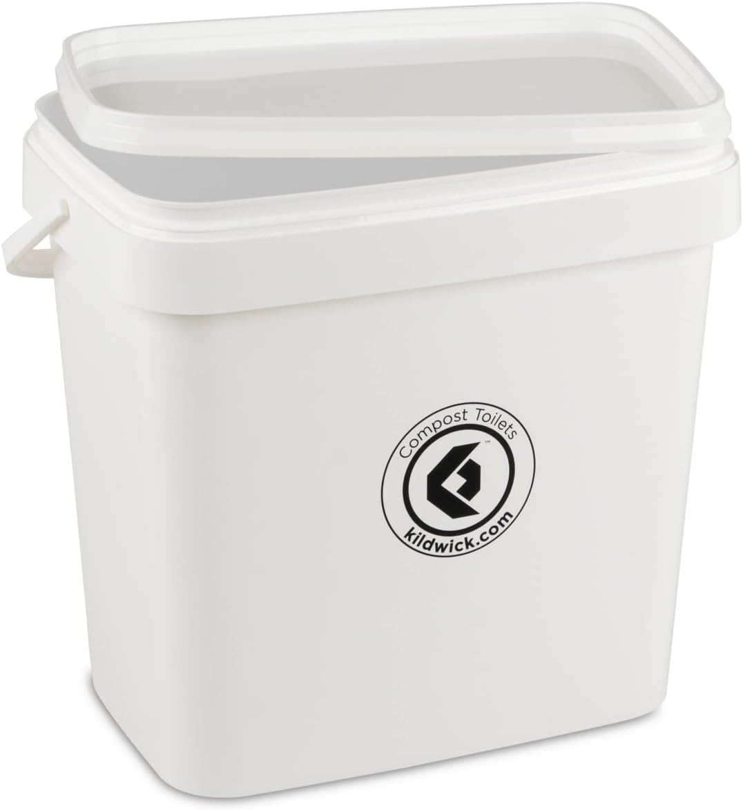 Kildwick FreeLoo M Bausatz - Komposttoilette ohne Gehäuse - Klassik XL Weiss, Weiss