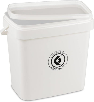 Kildwick FreeLoo M Bausatz - Komposttoilette ohne Gehäuse - Klassik XL Weiss, Weiss