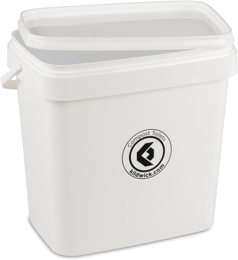 Kildwick FreeLoo M Bausatz - Komposttoilette ohne Gehäuse - Klassik XL Weiss, Weiss