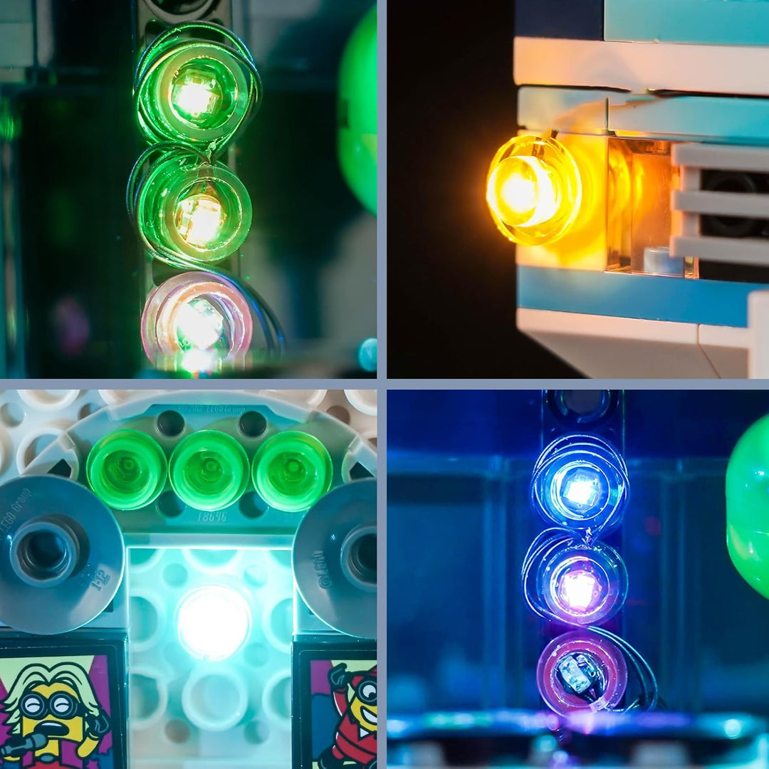 Led Licht Set für Lego Minions' Music Party Bus 75581 (Kein Lego), Dekorationsbeleuchtungsset für Le
