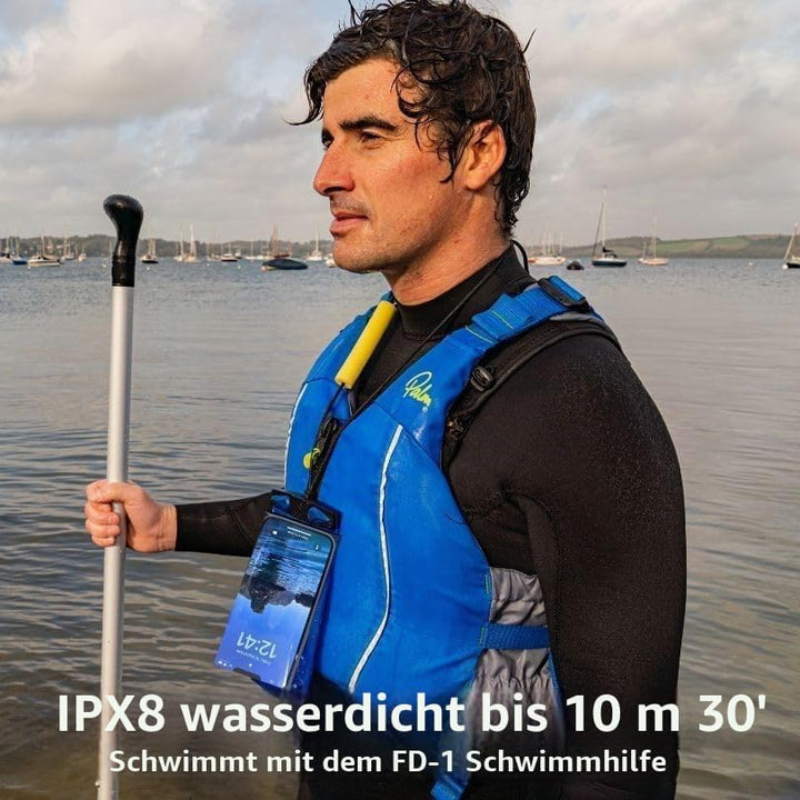 Aquapac wasserdichte Handyhülle 369 (PlusPlus, Schwarz) PlusPlus Schwarz, PlusPlus Schwarz