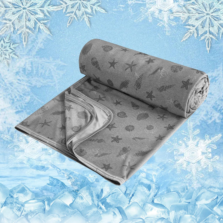 WONGS BEDDING Kühldecke Sommerdecke - mit Japanische Arc-Chill Q-Max 0,43 Kühlfasern, 2 in 1 Selbstk