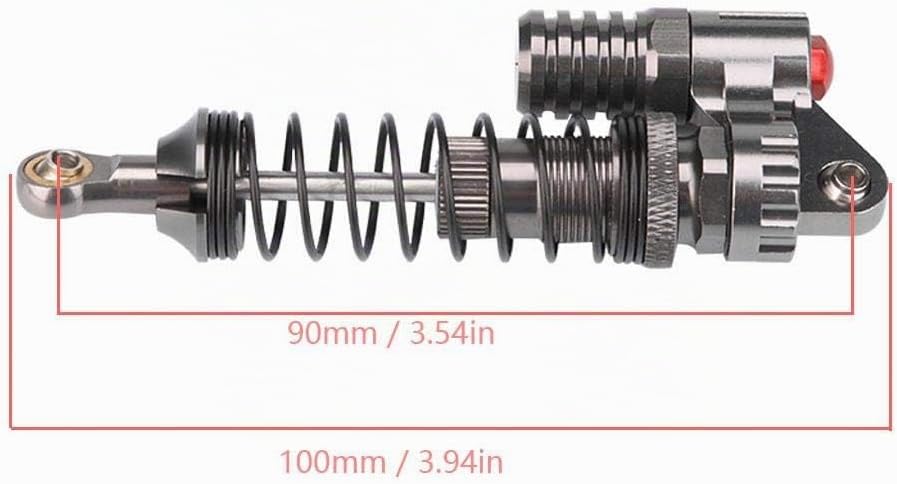 Yosoo Health Gear RC Stossdämpfer, Federstossdämpfer, RC Auto Stossdämpfer mit Doppelfederausführung