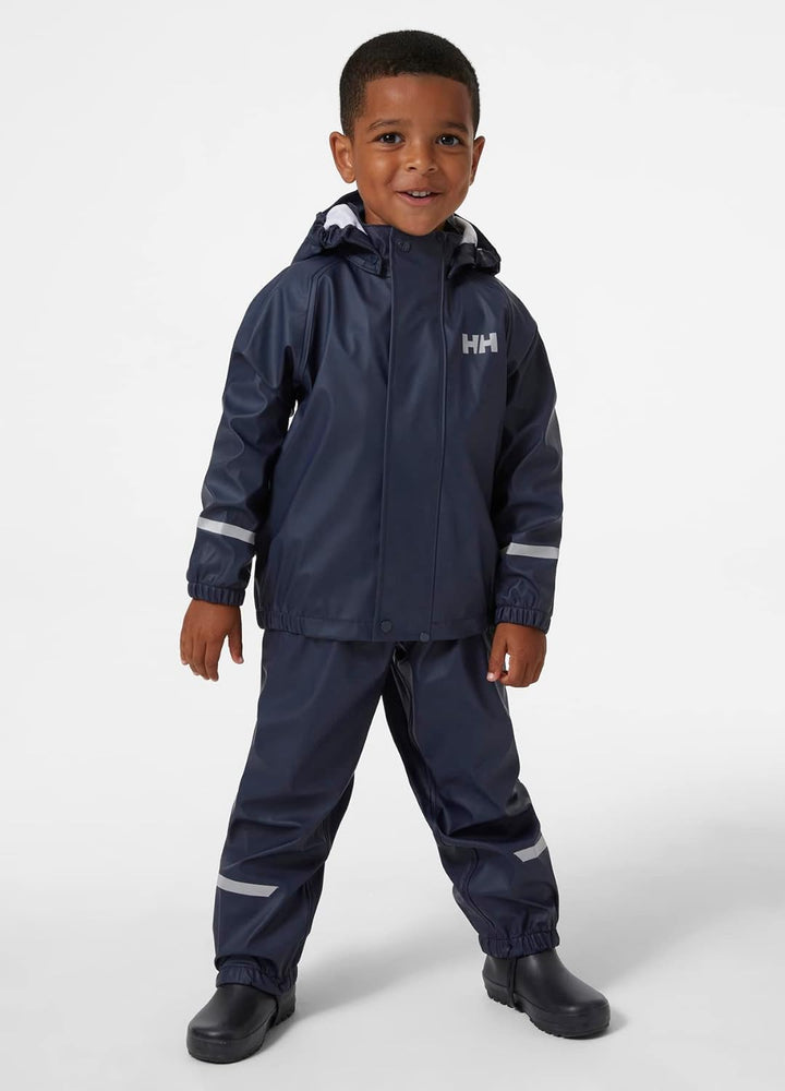 Helly Hansen Kinder Unisex Bergen 2.0 PU Regenset 1 Marineblau, 1 Marineblau